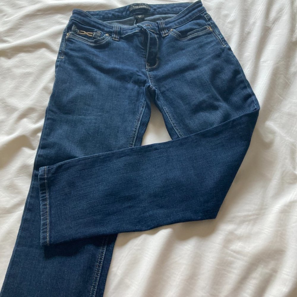White House/Black Market Crop Jeans  - size 2